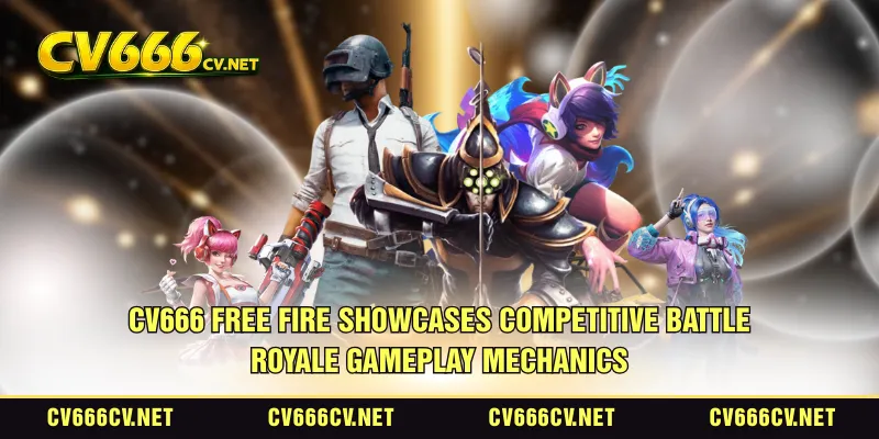CV666 free fire showcases competitive battle royale gameplay mechanics