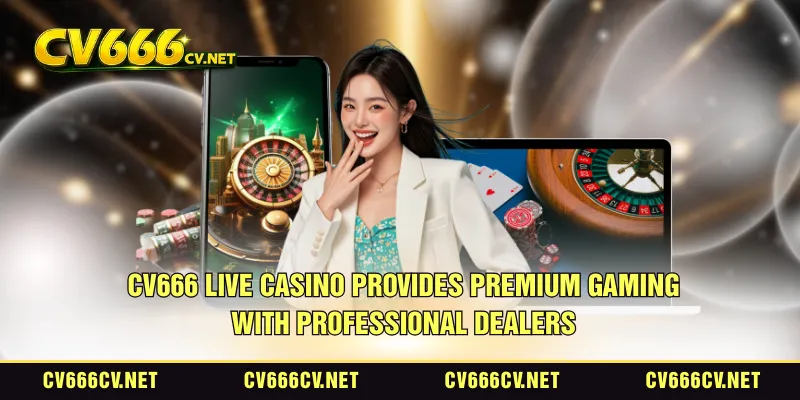 CV666 live casino provides premium gaming with professional dealers