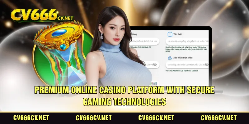 Premium online casino platform with secure gaming technologies