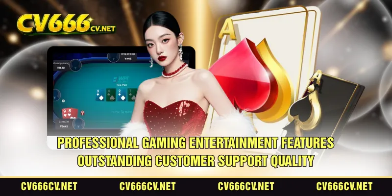 Professional gaming entertainment features outstanding customer support quality