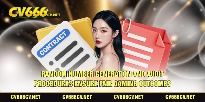 Random number generation and audit procedures ensure fair gaming outcomes
