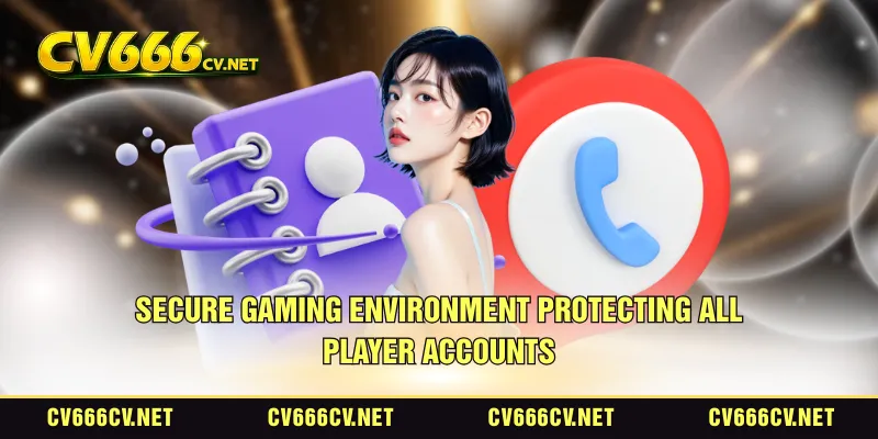 Secure gaming environment protecting all player accounts