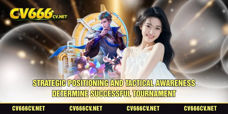 Strategic positioning and tactical awareness determine successful tournament